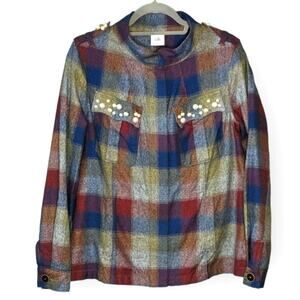 Colorful Plaid Women's Jacket